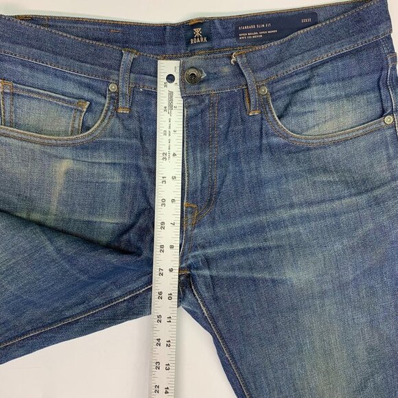 Roark Men's HWY 133 Slim Straight Cotton Pocket Classic Denim Jeans Size 32x32 - Picture 13 of 14